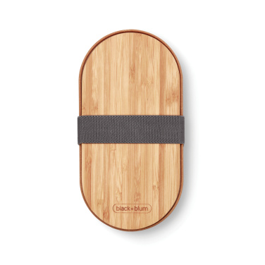 Logo trade mainoslahjat tuotekuva: Black+Blum teräksestä valmistettu kaksiosainen eväsrasia